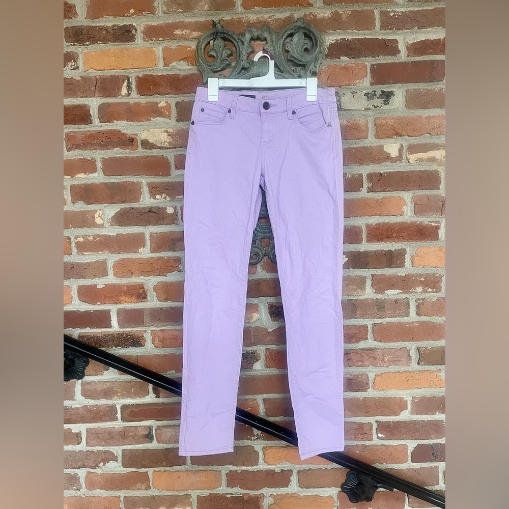 KUT From The Kloth Lilac Diana Skinny Jeans Size 4